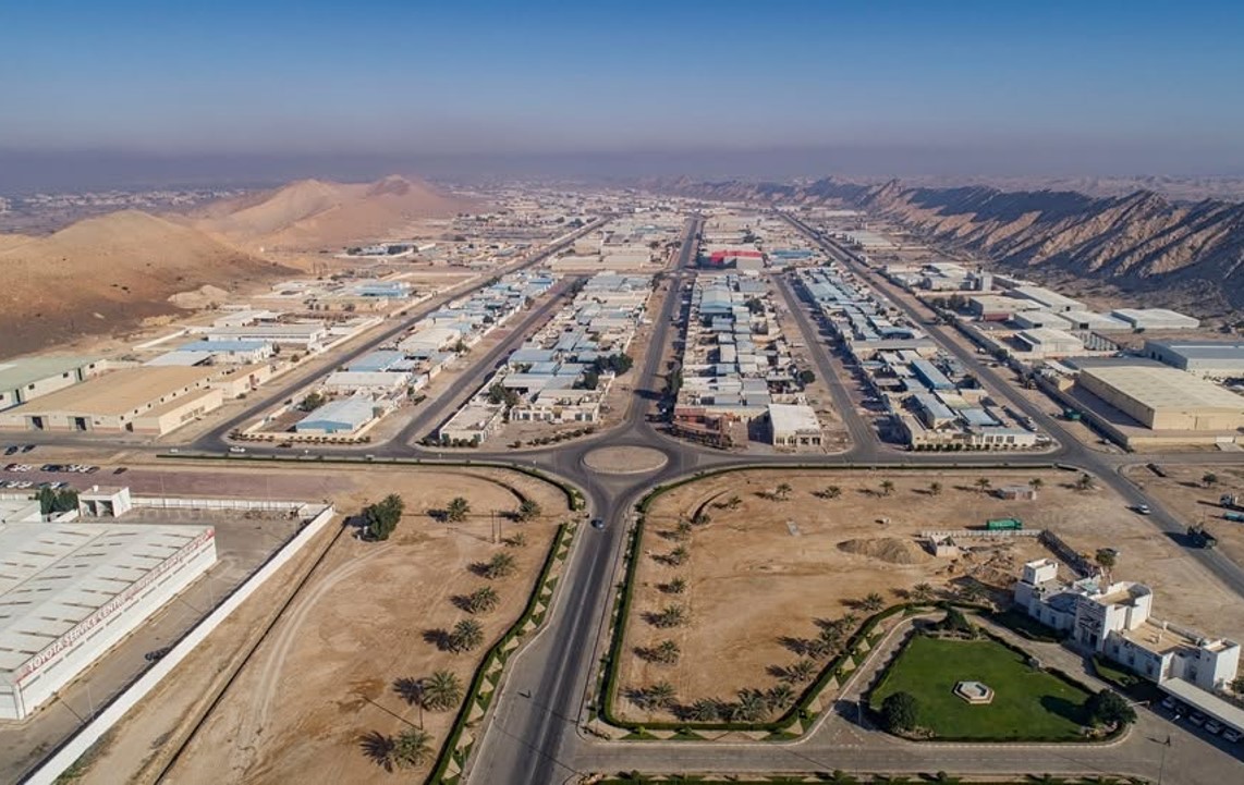 An industrial estate in the Sultanate of Oman
